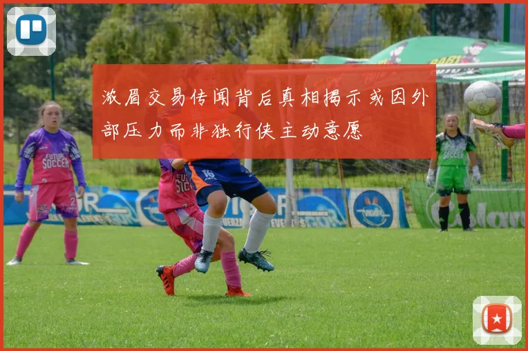 浓眉交易传闻背后真相揭示或因外部压力而非独行侠主动意愿